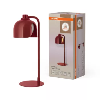   OSRAM Dekor Szirom asztali lámpa, beltéri, piros, G9, acél és üveg, IP20, magasság: 400 mm ( 4058075848986 )