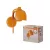 OSRAM Dekor Szirom oldalfali lámpa, beltéri, narancs, G9, acél és üveg, IP20, hossz: 245 mm ( 4058075849044 )