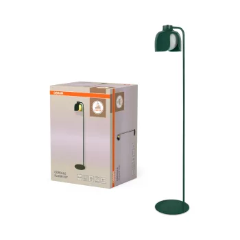   OSRAM Dekor Szirom álló lámpa, beltéri, zöld, E27, acél és üveg, IP20, átmérő: 270 mm, magasság: 1410 mm ( 4058075849167 )