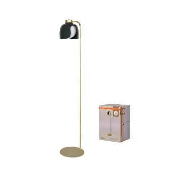   OSRAM Dekor Szirom álló lámpa, beltéri, fekete, E27, acél és üveg, IP20, átmérő: 270 mm, magasság: 1410 mm ( 4058075849181 )