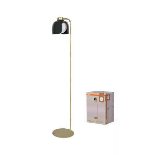 OSRAM Dekor Szirom álló lámpa, beltéri, fekete, E27, acél és üveg, IP20, átmérő: 270 mm, magasság: 1410 mm ( 4058075849181 )
