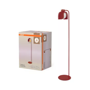   OSRAM Dekor Szirom álló lámpa, beltéri, piros, E27, acél és üveg, IP20, átmérő: 270 mm, magasság: 1410 mm ( 4058075849228 )