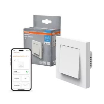 OSRAM SMART+ Matter fali kapcsoló 1 csatornás fehér, IP20 beltéri, WiFi, 220-240V