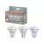OSRAM SMART+ Matter dimmelhető LED PAR16 spot izzó, matt búra, GU10, 4,7W, 350lm, 2700K, 3db csomag