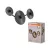 OSRAM Decor Plisse redőzött oldalfali lámpa, beltéri, sötétszürke, 3 × E27, acél, IP20, hossz: 720 mm ( 4058075852037 )
