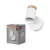 OSRAM Stamp fali állítható fa spot lámpa 1 fejes, beltéri, fa dekor, fehér, GU10, acél és gumifa, IP20, hossz: 113 mm ( 4058075852587 )
