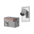 OSRAM henger Duo fali állítható spot lámpa 1 fejes, beltéri, króm, csiszolt nikkel, GU10, acél, IP20, hossz: 120 mm ( 4058075852662 )