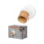OSRAM Decor fél fa vonalas fali állítható spot lámpa 1 fejes, beltéri, fa dekor, fehér, GU10, acél és gumifa, IP20, hossz: 100 mm ( 4058075852921 )