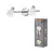 OSRAM Vase mennyezeti / fali állítható spot lámpa 2 fejes, beltéri, króm, csiszolt nikkel, 2 × G9, acél, IP20, hossz: 340 mm ( 4058075853027 )