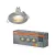 OSRAM beépíthető spot lámpa, beltéri, szatén nikkel, GU10, alumínium, IP20, átmérő: 77 mm, 3 db-os szett ( 4058075853317 )