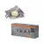 OSRAM beépíthető négyszögletes állítható spot lámpa, beltéri, szatén nikkel, GU10, alumínium, IP20, méret: 85 × 85 mm, 3 db-os szett ( 4058075853614 )
