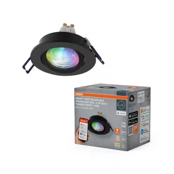 OSRAM SMART+ MATTER beltéri spot lámpa, GU10 foglalat, 4,7W, 2700–6500K állítható