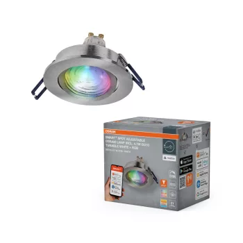 OSRAM SMART+ MATTER beltéri spot lámpa, GU10 foglalat, 4,7W, 2700–6500K állítható