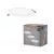 OSRAM keskeny beépíthető LED spot és downlight, beltéri, fehér, 2000 lm, 22 W, 4000 K, PA, IP20, átmérő: 225 mm, 3 db-os szett ( 4058075853911 )