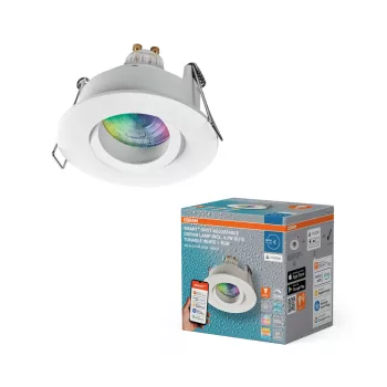 OSRAM SMART+ MATTER beltéri spot lámpa, GU10 foglalat, 4,7W, 2700–6500K állítható
