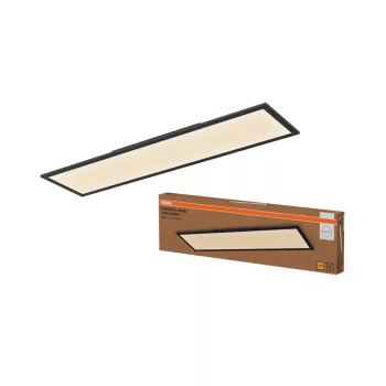 OSRAM Essentials beltéri LED panel, 24W, 3000K meleg fehér, 2100lm, IP20, fekete