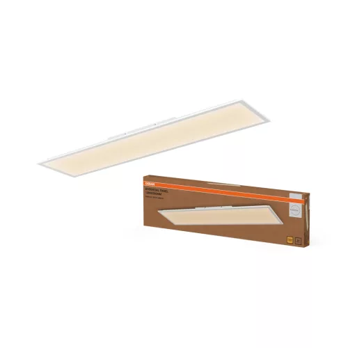 OSRAM Essentials beltéri LED panel, 36W, 3000K meleg fehér, 3200lm, IP20, fehér, prémium világítás