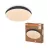 OSRAM Essential Orbis kerek LED fürdőszobai / előszobai oldalfali lámpa, beltéri / fedett kültéri, fekete, 1200 lm, 18 W, 3000 K, fém, IP44, átmérő: 285 mm ( 4058075855021 )