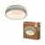OSRAM Essentials Orbis kerek mennyezeti lámpa, beltéri, ezüst, 2 × E27, fém, IP20, hossz: 95 mm, átmérő: 280 mm ( 4058075855267 )
