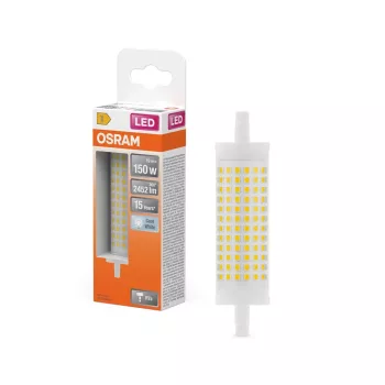 OSRAM LED ceruza izzó, matt plasztik búra, R7s foglalat, 19W, 4000K, 2452lm, természetes fehér
