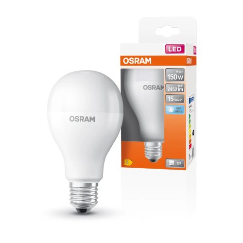 OSRAM Star LED izzó, classic forma, matt búra, E27 foglalat, 19W, 2452lm, 4000K semleges fehér