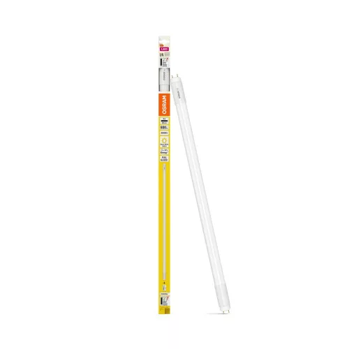 OSRAM LED üveg T8 fénycső, G13 foglalat, 8W, 800lm, 3000K meleg fehér, 603mm, LED izzó