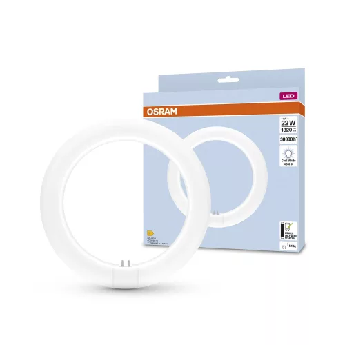 OSRAM LED matt plasztik körfénycső, G10q foglalat, 11W, 1320lm, 4000K semleges fehér, átmérő: 212mm
