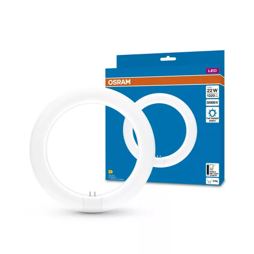 OSRAM LED matt plasztik körfénycső, G10q foglalat, 11W, 1320lm, 6500K hideg fehér, átmérő: 212mm