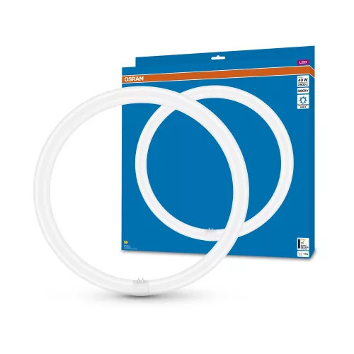 OSRAM LED matt plasztik körfénycső, G10q foglalat, 24W, 2900lm, 6500K hideg fehér, átmérő: 400mm