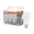 OSRAM Base LED izzó, classic forma, matt búra, E27 foglalat, 8W, 806lm, 2700K meleg fehér 3db