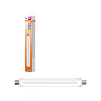 OSRAM Star dimmelhető LED izzó, lineáris forma, matt búra, S19s, 9W, 830lm, 2700K meleg fehér