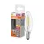 OSRAM Superstar+ dimmelhető LED izzó gyertya forma, üveg búra, E14, 2,2W, 300lm, 2700K meleg fehér