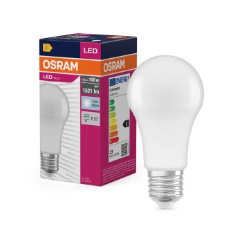 OSRAM Value LED izzó, classic forma, matt búra, E27 foglalat, 13W, 1521lm, 4000K semleges fehér