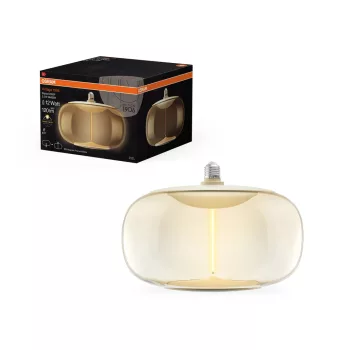 OSRAM Vintage 1906 LED izzó, ellipszoid forma, üveg búra, E27, 2,5W, 120lm, 2700K meleg fehér
