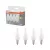 OSRAM Base LED gyertya izzó, matt plasztik búra, E14 foglalat, 4,2W, 2700K, 470lm, meleg fehér 4db
