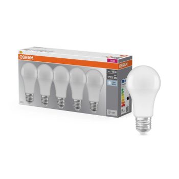 OSRAM Base LED izzó, classic forma, matt búra, E27 foglalat, 13W, 1521lm, 4000K semleges fehér 5db
