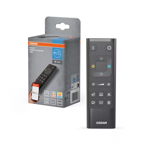 OSRAM SMART+ WiFi okos távirányító USB-C, fekete, akkumulátoros, IP20 ( 4099854419089 )