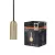 OSRAM Vintage 1906 kerek függő lámpa, beltéri, arany, E27, acél, IP20, átmérő: 100 mm, hossz: 1640 mm ( 4099854419553 )