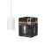 OSRAM Vintage 1906 kerek függő lámpa, beltéri, fehér, E27, acél és gipsz, IP20, átmérő: 120 mm, hossz: 1630 mm ( 4099854419591 )