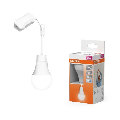 OSRAM LED izzó, classic forma, matt búra, E27 foglalat, 10W, 1055lm, 4000K természetes fehér