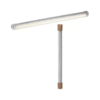   OSRAM Essentials por- és páramentes mennyezeti / fali armatúra LED fénycsőhöz, beltéri, szürke, 1300 lm, 15 W, 4000 K, műanyag, IP65, hossz: 1261 mm ( 4099854428838 )