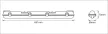 OSRAM por- és páramentes lámpatest beltéri szürke, 7W, 4000K, IP65, G13 foglalat, 700lm
