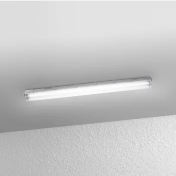 OSRAM por- és páramentes lámpatest beltéri szürke, 15W, 4000K, IP65, G13 foglalat, 3000lm