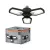 OSRAM Highbay Blade LED csarnokvilágító E27 foglalathoz illeszthető, állítható szárnyakkal, beltéri, fekete, 4300 lm, 40 W, 4000 K, E27, alumínium, IP20, hossz: 320 mm ( 4099854429293 )