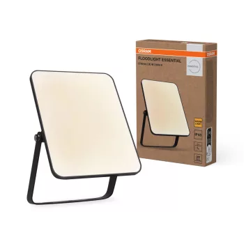   OSRAM Essentials LED reflektor, kültéri, fekete, 2550 lm, 30 W, 3000 K, alumínium, IP65, hossz: 186 mm ( 4099854429750 )