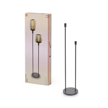   OSRAM Dekor pálca sötétszürke álló lámpa, beltéri, sötétszürke, 2 × E27, acél, IP20, átmérő: 320 mm, magasság: 1460 mm ( 4099854440342 )