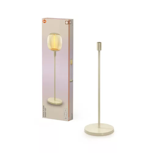 OSRAM Dekor pálca bézs álló lámpa, beltéri, bézs, E27, acél, IP20, átmérő: 260 mm, magasság: 780 mm ( 4099854440380 )