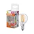 OSRAM Superstar dimmelhető LED kisgömb izzó, átlátszó üveg, E14 foglalat, 3,4W, 4000K, 470lm