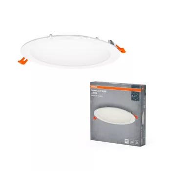   OSRAM keskeny beépíthető LED spot és downlight, beltéri, fehér, 2000 lm, 22 W, 4000 K, PP és PA, IP20, átmérő: 225 mm ( 4099854445248 )