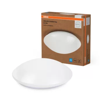   OSRAM Essentials kerek LED mennyezeti / fali lámpa, beltéri, fehér, 1920 lm, 24 W, 6500 K, acél és műanyag, IP20, átmérő: 400 mm, magasság: 120 mm ( 4099854445453 )
